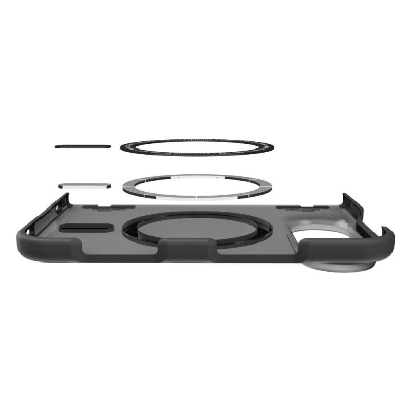 Etui Spigen Ultra Hybrid Pro MagFit do Apple iPhone Duo, Frost Black