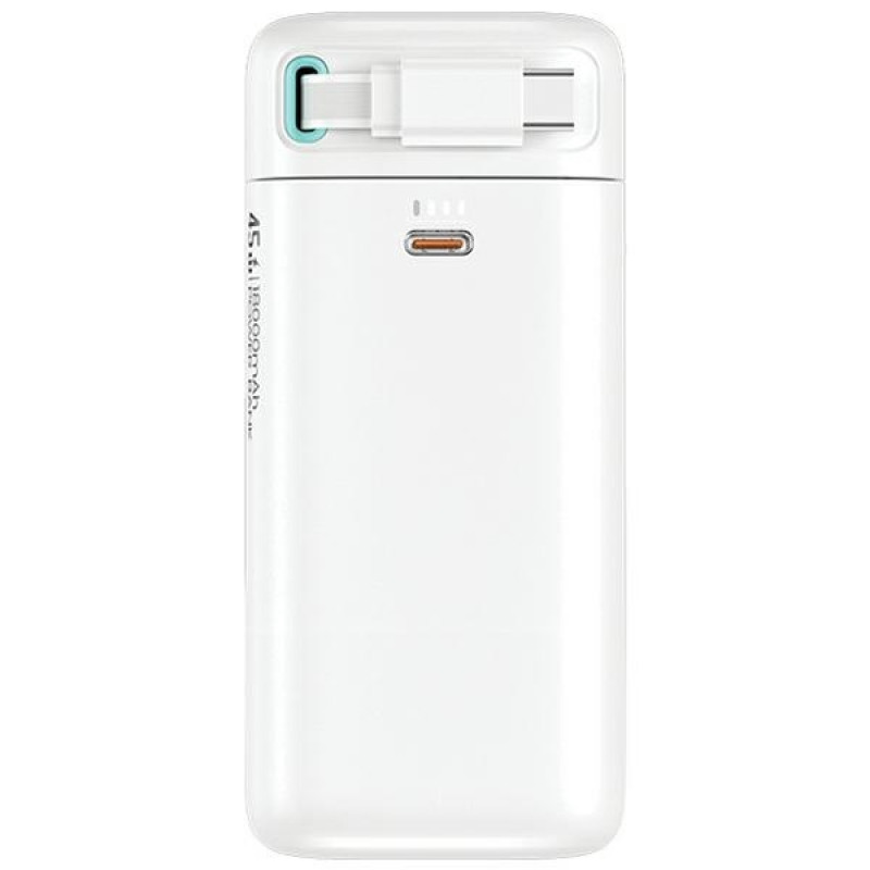 Powerbank USAMS US-CD216 XMF Series 18000 mAh, szybkie ładowanie PD 45W, z kablem USB-C, czarny