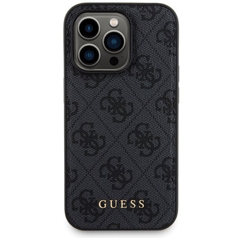 Guess GUBPM5P13X4GEMGK Apple iPhone 13 Pro Max etui twarde + zestaw powerbank MagSafe 5000 mAh, 4G Metal Logo, czarny
