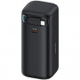 USAMS US-CD217 XMF Series Powerbank 18000 mAh, szybkie ładowanie PD 45W, z kablem Lightning, czarny