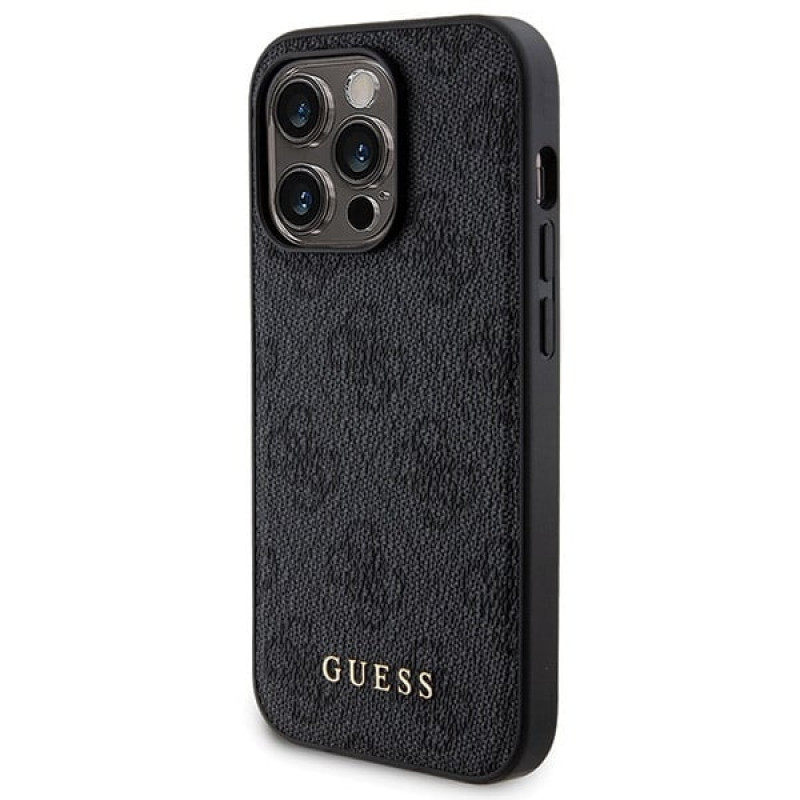 Guess GUBPM5P14X4GEMGK Apple iPhone 14 Pro Max etui twarde + powerbank MagSafe 5000 mAh, 4G Metal Logo, czarny