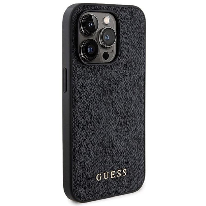 Guess GUBPM5P14X4GEMGK Apple iPhone 14 Pro Max etui twarde + powerbank MagSafe 5000 mAh, 4G Metal Logo, czarny