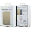 Guess GUPBM5AL4DMD 4G Strassed Metal Logo MagSafe indukcyjny powerbank 5000 mAh, 15W, złoty