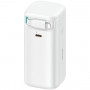 USAMS US-CD217 XMF Series Powerbank 18000 mAh, PD 45W Fast Charge, z kablem Lightning, biały