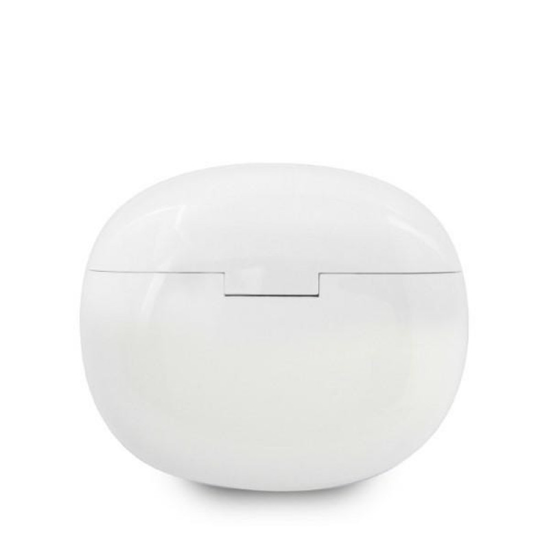 Guess GUTWS1CWHTWS Bezprzewodowe słuchawki dokanałowe ze stacją dokującą, Bluetooth 5.0, białe