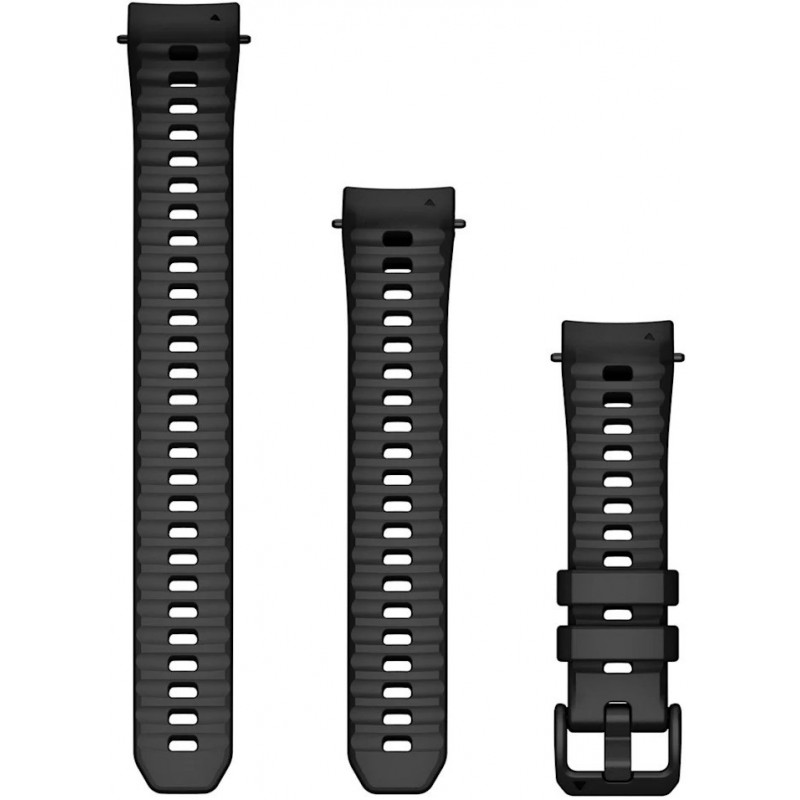 Garmin pasek silikonowy 20 mm do Instinct E 40 mm, 010-13397-01, czarny