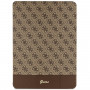 Guess GUFCP12PS4SGW Etui na Apple iPad Pro 12.9 (2020/2021/2022, 4./5./6. generacja), 4G Stripe Allover, brązowe