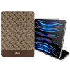 Guess GUFCP12PS4SGW Etui na Apple iPad Pro 12.9 (2020/2021/2022, 4./5./6. generacja), 4G Stripe Allover, brązowe