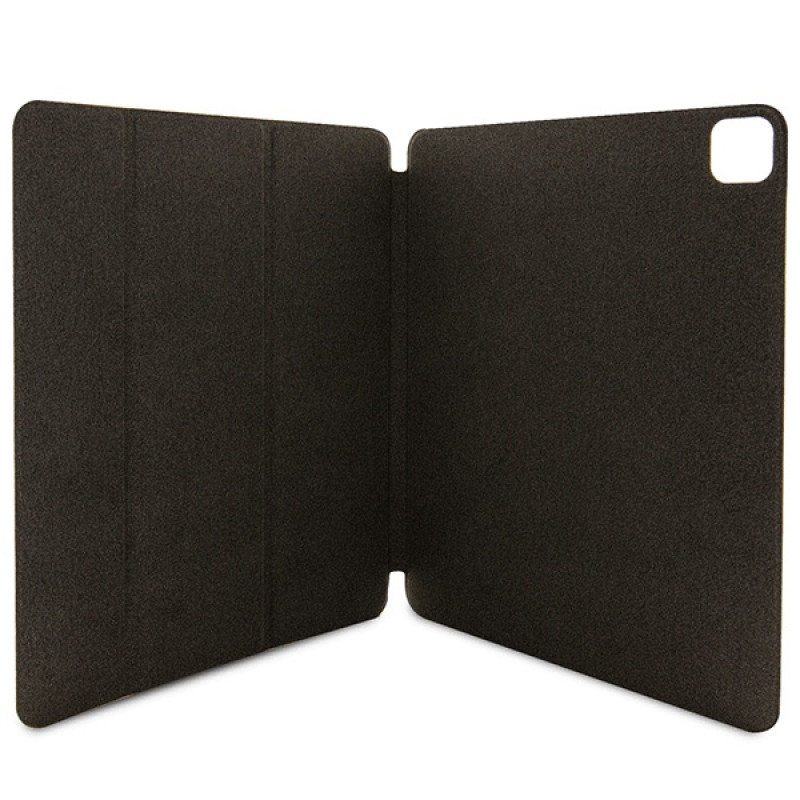 Guess GUFCP12PS4SGW Etui na Apple iPad Pro 12.9 (2020/2021/2022, 4./5./6. generacja), 4G Stripe Allover, brązowe