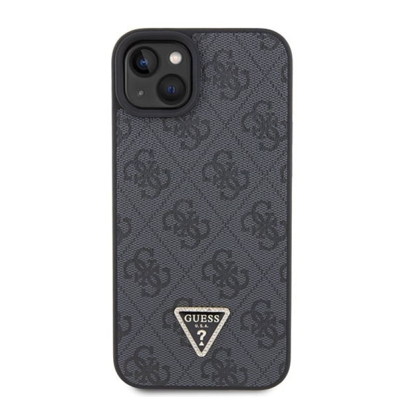 Guess GUHCP15MP4TDSCPK Apple iPhone 15 Plus / 14 Plus Hardcase, Crossbody 4G Metal Logo, czarny