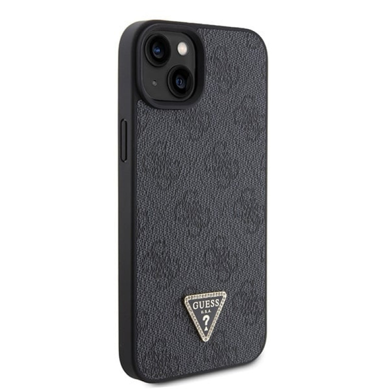 Guess GUHCP15MP4TDSCPK Apple iPhone 15 Plus / 14 Plus Hardcase, Crossbody 4G Metal Logo, czarny