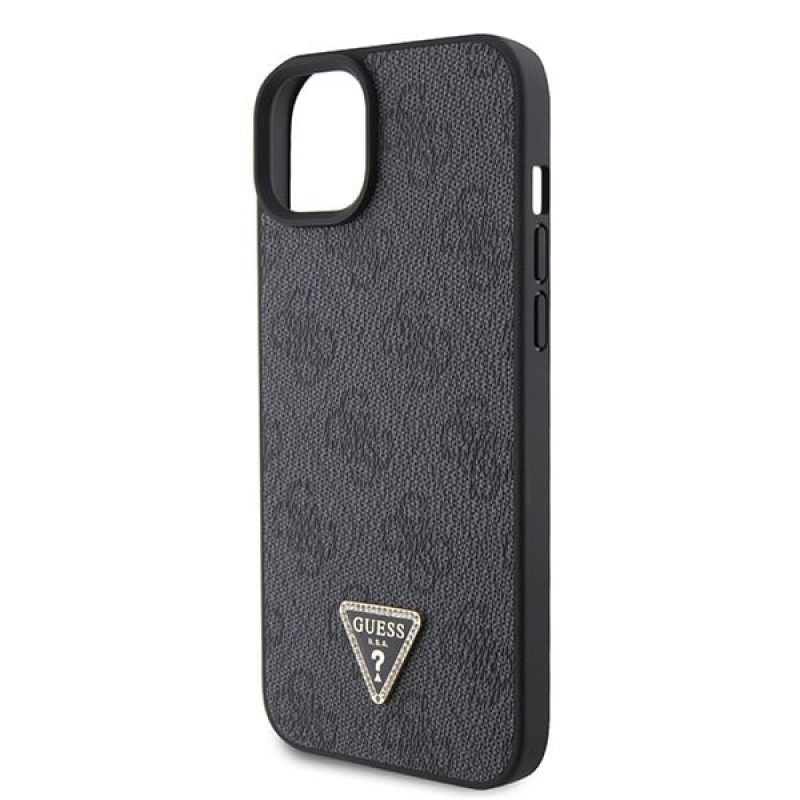 Guess GUHCP15MP4TDSCPK Apple iPhone 15 Plus / 14 Plus Hardcase, Crossbody 4G Metal Logo, czarny