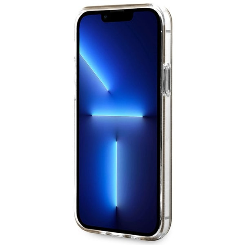 Guess GUBPP12MH4EACSW Etui + ładowarka bezprzewodowa Apple iPhone 12 / iPhone 12 Pro brązowy Hardcase, 4G Print, MagSafe
