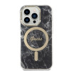 Guess GUBPP14XHMEACSK Etui + ładowarka bezprzewodowa Apple iPhone 14 Pro Max czarny hardcase, Marble, MagSafe