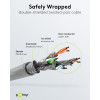 Kabel krosowy (patchcord) Goobay CAT 6A S/FTP (PiMF), 5 m, szary, zestaw 10 szt., żyła miedziana (CU), powłoka bezhalogenowa (LSZH)
