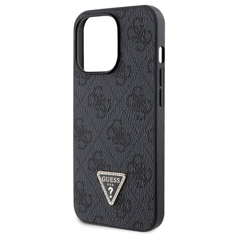 Guess GUHCP13LP4TDSCPK Apple iPhone 13/13 Pro czarny hardcase, Crossbody 4G Metal Logo