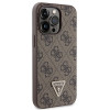 Guess GUHCP13LP4TDSCPW Apple iPhone 13/13 Pro brązowe etui twarde, Crossbody 4G Metal Logo