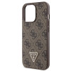 Guess GUHCP13LP4TDSCPW Apple iPhone 13/13 Pro brązowe etui twarde, Crossbody 4G Metal Logo