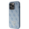 Guess GUHCP14XP4TDSCPB Apple iPhone 14 Pro Max niebieskie etui twarde, Crossbody 4G Metal Logo