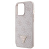 Guess GUHCP13LP4TDSCPP Apple iPhone 13/13 Pro różowy hardcase, Crossbody 4G Metal Logo