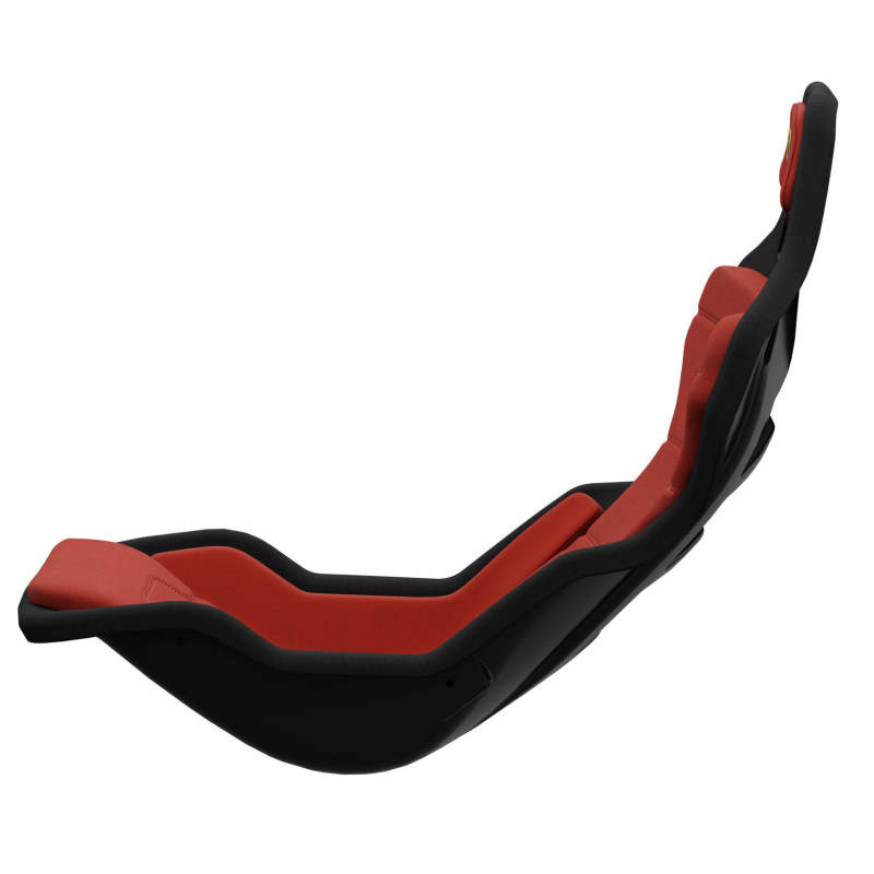 Fotel do sim racingu Sabelt SRP-1, skorupa z włókna szklanego, design formuły, wyściełany, racing red