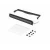 StarTech.com C6APANELSTP241UFT panel krosowy przechodni 24-portowy 1U, ekranowany Cat6a, RJ45, 19", czarny
