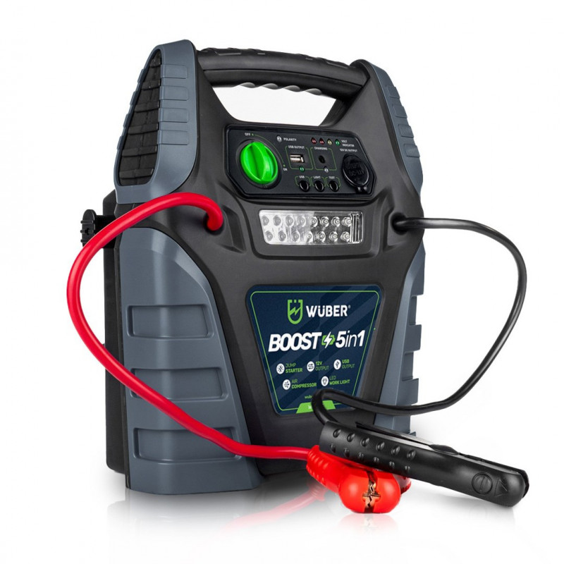 Wuber W14270 kompresor powietrza booster 5-in-1 z funkcją rozruchu