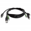 StarTech.com SKHDMMKVM-06-TAA kabel KVM HDMI zgodny z TAA, USB 2.0, audio 3,5 mm, 1,8 m