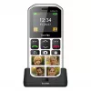 Beafon SL290pro LTE SL290PROLTE_EU003BW Silver Line telefon podstawowy 4G z dużymi przyciskami, czarno-biały, srebrny