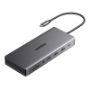 Stacja dokująca USB-C do laptopa Ugreen Revodok Pro 313 (15978), UGR1851, 100 W, szara