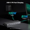 Stacja dokująca USB-C do laptopa Ugreen Revodok Pro 313 (15978), UGR1851, 100 W, szara