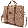 Torba na laptopa Guess GCube Stripes GUCB15HGCFSEW, do 16 cali, brązowa