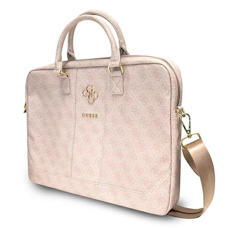 Guess GUCB15G4GFPI torba na laptopa 15-calowa, 4G Big Logo, różowa