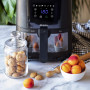 Ariete 00C462600AR0 Frytkownica beztłuszczowa, 6 l, powłoka nieprzywierająca, bez BPA, cyfrowy timer, wyświetlacz LCD