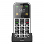 Beafon SL280pro LTE 4G Silver Line telefon komórkowy z dużymi przyciskami, czarno-biały