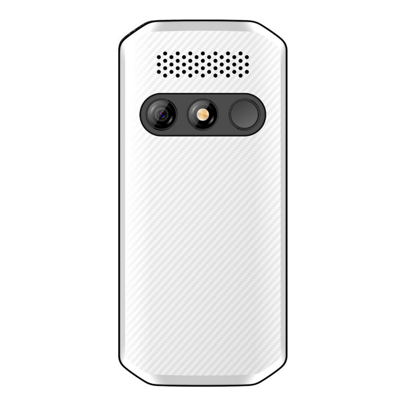 Beafon SL280pro LTE 4G Silver Line telefon komórkowy z dużymi przyciskami, czarno-biały