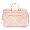Torba na laptopa Guess GUCB15ZPSQSSGP 16-calowa, Quilted 4G, różowa