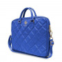 Torba na laptopa Guess GUCB15ZPSQSSGB 16-calowa, Quilted 4G, niebieska