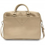 Torba na laptopa Guess GUCB15ZPGSTEGD 16-inch, Triangle 4G, light gold