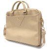 Torba na laptopa Guess GUCB15ZPGSTEGD 16-inch, Triangle 4G, light gold