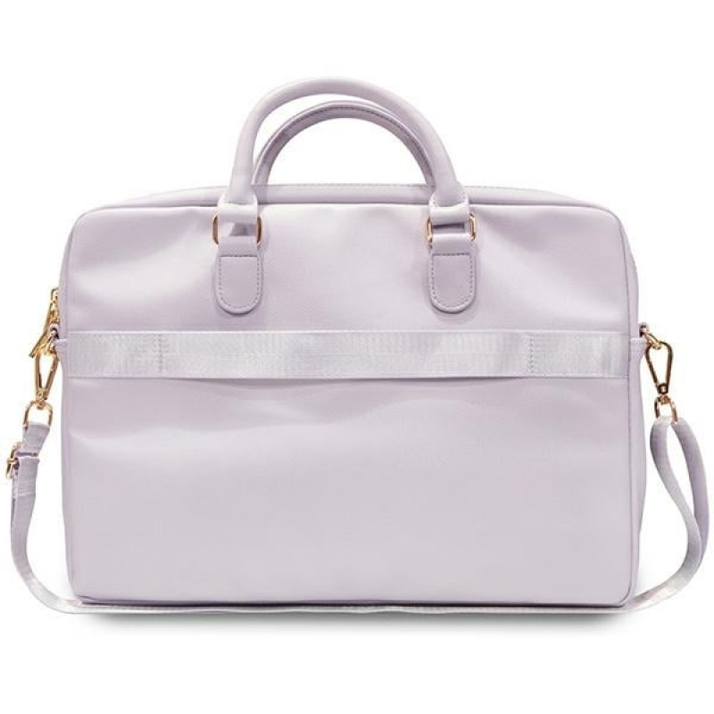 Torba na laptopa Guess GUCB15ZPGSTEGU 16-inch, Triangle 4G, fioletowa