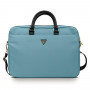 Guess GUCB15NTMLLB torba na laptopa do 16 cali, Nylon Triangle Logo, niebieska