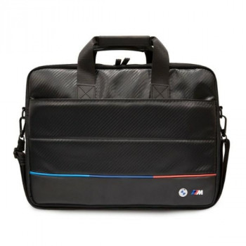 BMW BMCB15PUCARTCBK torba na laptopa do 16", Carbon Tricolor, czarna