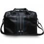 Torba na laptopa BMW BMCB15COMSCAKL 15", Carbon Blue Stripes, czarna