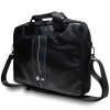 Torba na laptopa BMW BMCB15COMSCAKL 15", Carbon Blue Stripes, czarna