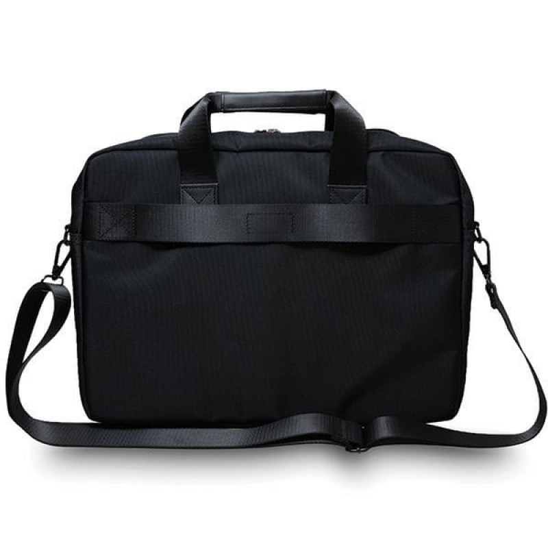 Torba na laptopa BMW BMCB15COMSCAKL 15", Carbon Blue Stripes, czarna