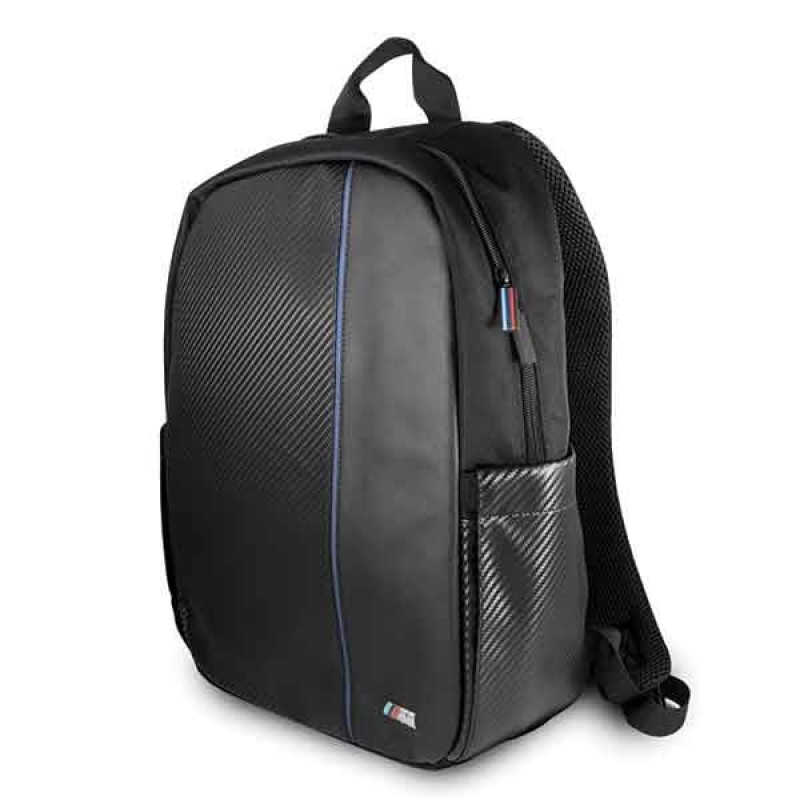 Plecak BMW BMBPCO15CAPNBK, 16", czarny Carbon Navy Stripe