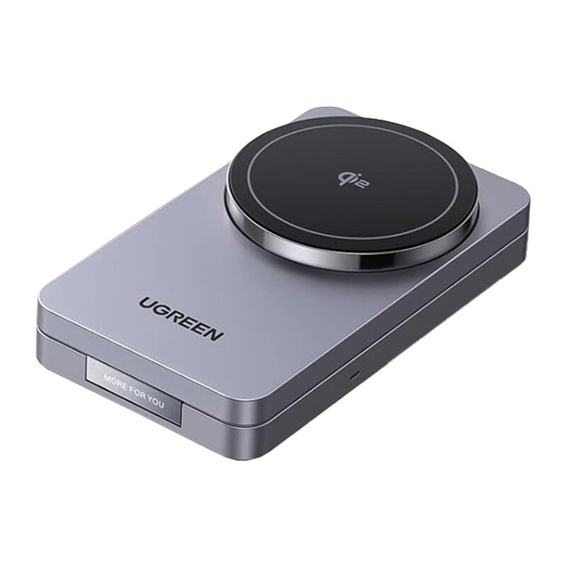 UGREEN W706 2-in-1 magnetyczna ładowarka bezprzewodowa MagSafe 15W, czarna