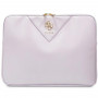 Etui na laptopa Guess GUCS14ZPGSTEGU, 14 cali, Triangle 4G, fioletowe