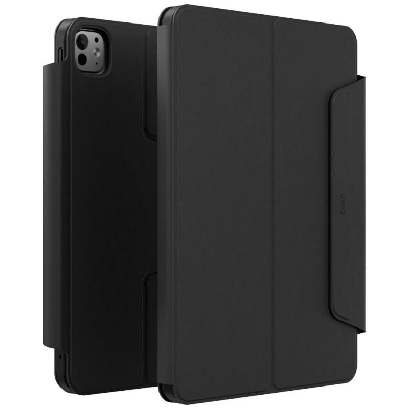 UNIQ Rovus Snapmount Magnetic 360 Rotating Detachable etui na tablet do Apple iPad Pro 11 2024, czarny